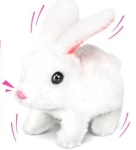 Домашен Любимец Зайче за Хранене, Ходи, Клати Глава и Ушите с Къщичка 47×24×23 см